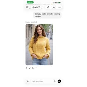 Metropolitan Chunky Cable Knit Sweater Yellow Rolled Neck Hem Cozy Pullover Sz M